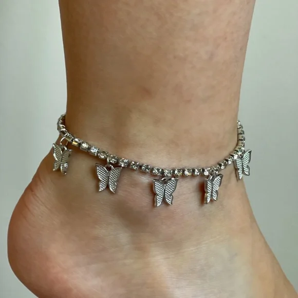Butterfly Anklet - Picture 1 of 2